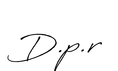 Design your own signature with our free online signature maker. With this signature software, you can create a handwritten (Antro_Vectra_Bolder) signature for name D.p.r. D.p.r signature style 7 images and pictures png