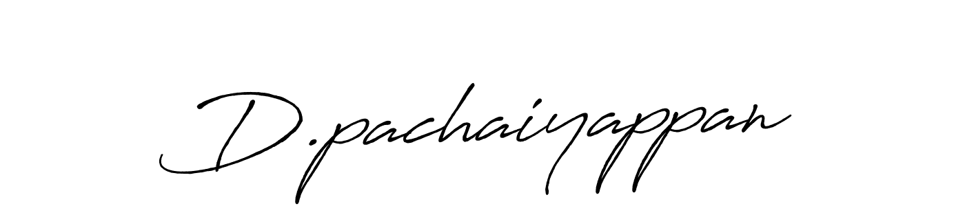 Use a signature maker to create a handwritten signature online. With this signature software, you can design (Antro_Vectra_Bolder) your own signature for name D.pachaiyappan. D.pachaiyappan signature style 7 images and pictures png