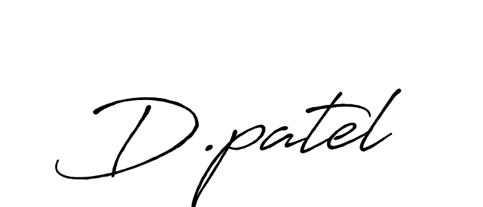 How to Draw D.patel signature style? Antro_Vectra_Bolder is a latest design signature styles for name D.patel. D.patel signature style 7 images and pictures png