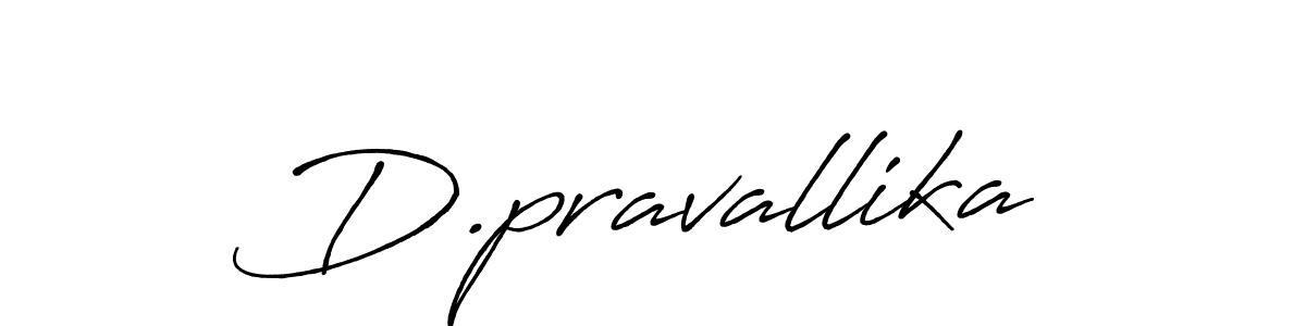 Also You can easily find your signature by using the search form. We will create D.pravallika name handwritten signature images for you free of cost using Antro_Vectra_Bolder sign style. D.pravallika signature style 7 images and pictures png