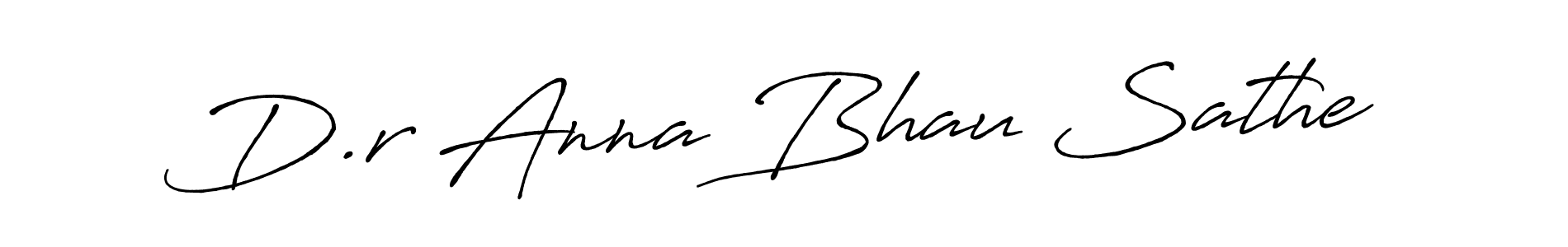 The best way (Antro_Vectra_Bolder) to make a short signature is to pick only two or three words in your name. The name D.r Anna Bhau Sathe include a total of six letters. For converting this name. D.r Anna Bhau Sathe signature style 7 images and pictures png