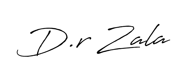 Similarly Antro_Vectra_Bolder is the best handwritten signature design. Signature creator online .You can use it as an online autograph creator for name D.r Zala. D.r Zala signature style 7 images and pictures png