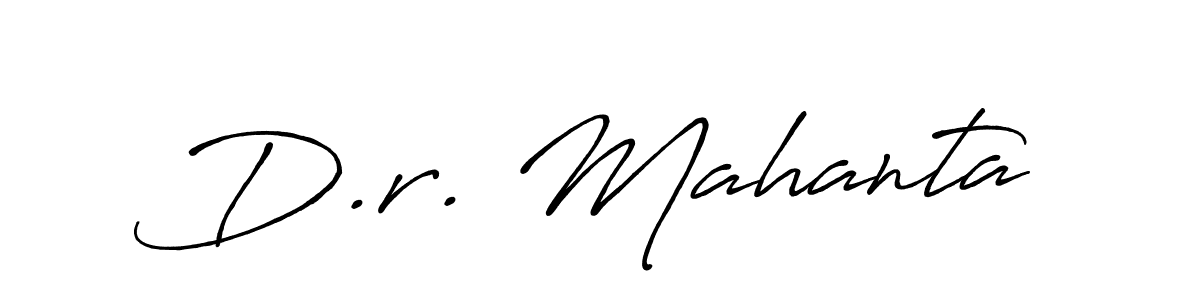 How to Draw D.r. Mahanta signature style? Antro_Vectra_Bolder is a latest design signature styles for name D.r. Mahanta. D.r. Mahanta signature style 7 images and pictures png