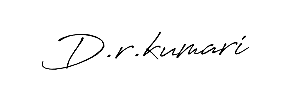 if you are searching for the best signature style for your name D.r.kumari. so please give up your signature search. here we have designed multiple signature styles  using Antro_Vectra_Bolder. D.r.kumari signature style 7 images and pictures png