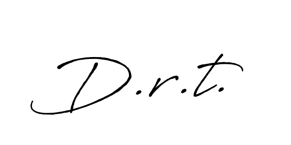 Also You can easily find your signature by using the search form. We will create D.r.t. name handwritten signature images for you free of cost using Antro_Vectra_Bolder sign style. D.r.t. signature style 7 images and pictures png