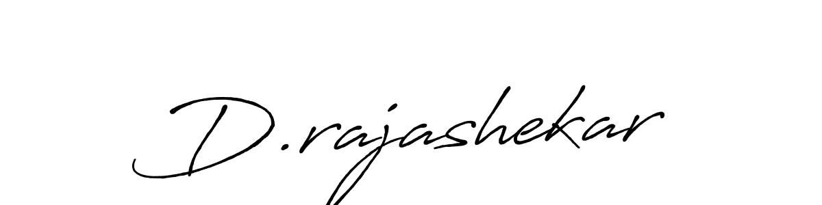 How to make D.rajashekar name signature. Use Antro_Vectra_Bolder style for creating short signs online. This is the latest handwritten sign. D.rajashekar signature style 7 images and pictures png
