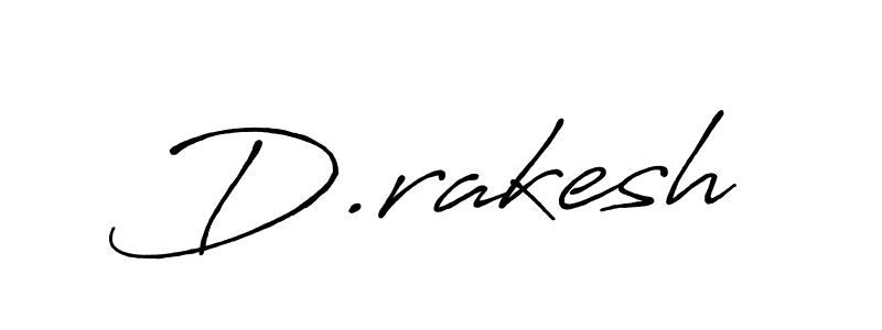 Also we have D.rakesh name is the best signature style. Create professional handwritten signature collection using Antro_Vectra_Bolder autograph style. D.rakesh signature style 7 images and pictures png