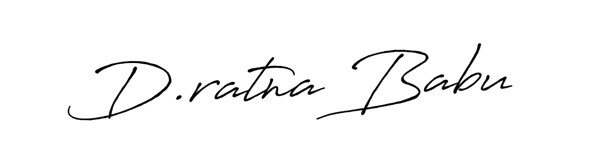 Make a short D.ratna Babu signature style. Manage your documents anywhere anytime using Antro_Vectra_Bolder. Create and add eSignatures, submit forms, share and send files easily. D.ratna Babu signature style 7 images and pictures png