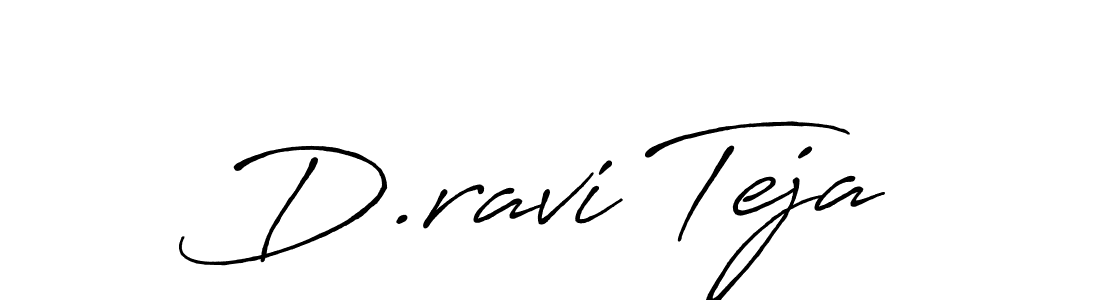 Antro_Vectra_Bolder is a professional signature style that is perfect for those who want to add a touch of class to their signature. It is also a great choice for those who want to make their signature more unique. Get D.ravi Teja name to fancy signature for free. D.ravi Teja signature style 7 images and pictures png