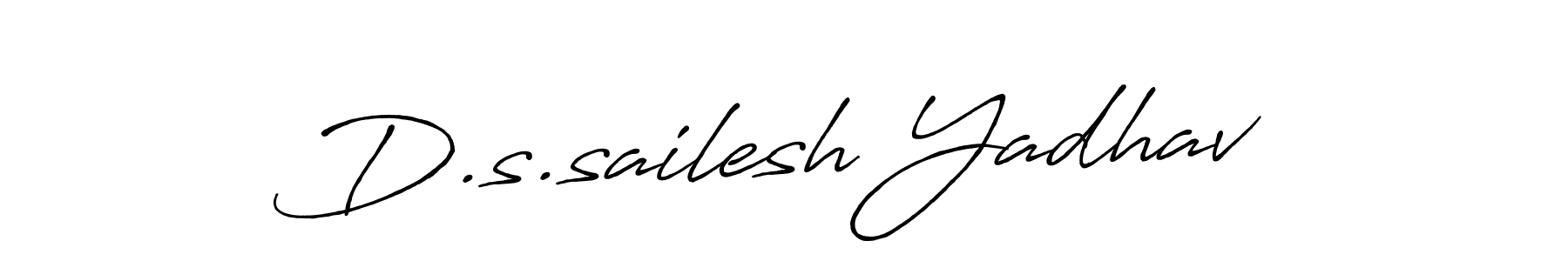 Make a beautiful signature design for name D.s.sailesh Yadhav. Use this online signature maker to create a handwritten signature for free. D.s.sailesh Yadhav signature style 7 images and pictures png