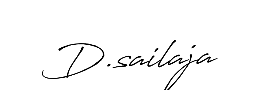 The best way (Antro_Vectra_Bolder) to make a short signature is to pick only two or three words in your name. The name D.sailaja include a total of six letters. For converting this name. D.sailaja signature style 7 images and pictures png