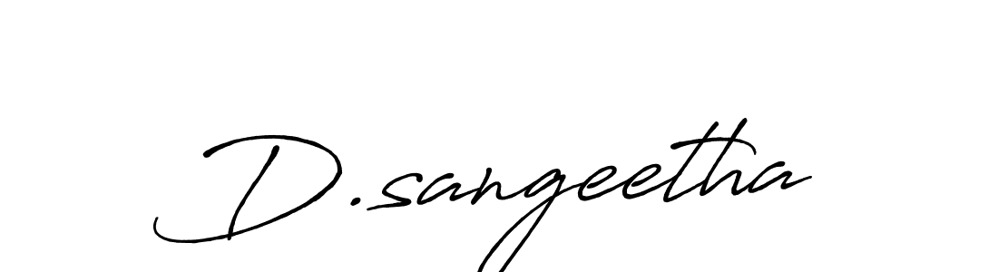 Also You can easily find your signature by using the search form. We will create D.sangeetha name handwritten signature images for you free of cost using Antro_Vectra_Bolder sign style. D.sangeetha signature style 7 images and pictures png