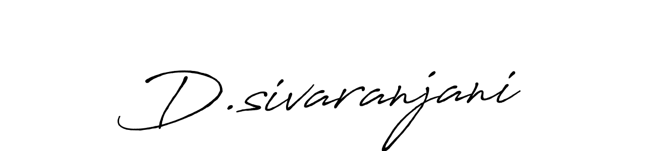 Design your own signature with our free online signature maker. With this signature software, you can create a handwritten (Antro_Vectra_Bolder) signature for name D.sivaranjani. D.sivaranjani signature style 7 images and pictures png