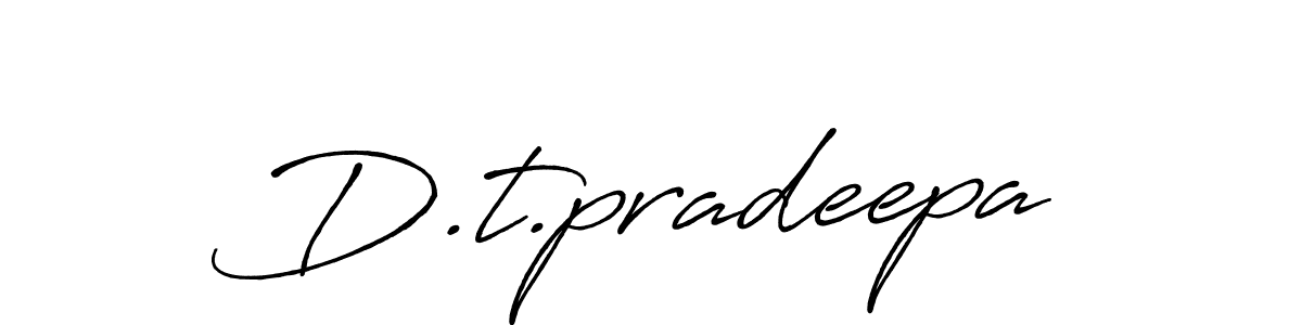Antro_Vectra_Bolder is a professional signature style that is perfect for those who want to add a touch of class to their signature. It is also a great choice for those who want to make their signature more unique. Get D.t.pradeepa name to fancy signature for free. D.t.pradeepa signature style 7 images and pictures png