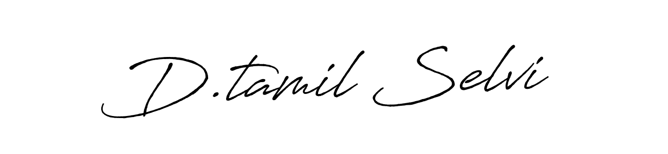 How to Draw D.tamil Selvi signature style? Antro_Vectra_Bolder is a latest design signature styles for name D.tamil Selvi. D.tamil Selvi signature style 7 images and pictures png