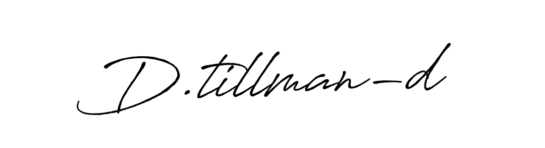 How to make D.tillman-d signature? Antro_Vectra_Bolder is a professional autograph style. Create handwritten signature for D.tillman-d name. D.tillman-d signature style 7 images and pictures png
