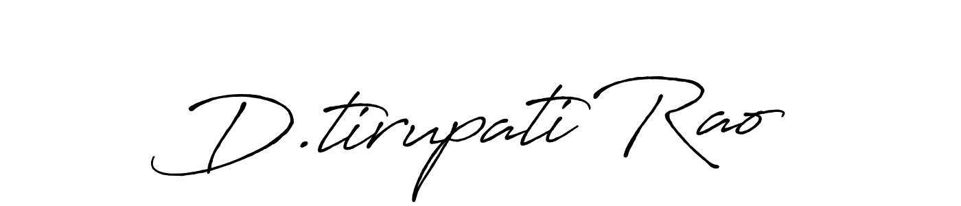 This is the best signature style for the D.tirupati Rao name. Also you like these signature font (Antro_Vectra_Bolder). Mix name signature. D.tirupati Rao signature style 7 images and pictures png