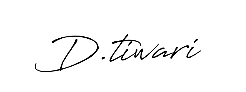 How to make D.tiwari name signature. Use Antro_Vectra_Bolder style for creating short signs online. This is the latest handwritten sign. D.tiwari signature style 7 images and pictures png