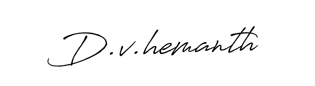 You should practise on your own different ways (Antro_Vectra_Bolder) to write your name (D.v.hemanth) in signature. don't let someone else do it for you. D.v.hemanth signature style 7 images and pictures png