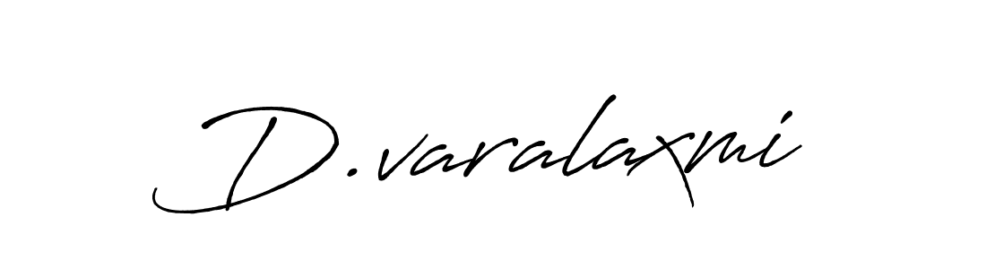 Create a beautiful signature design for name D.varalaxmi. With this signature (Antro_Vectra_Bolder) fonts, you can make a handwritten signature for free. D.varalaxmi signature style 7 images and pictures png