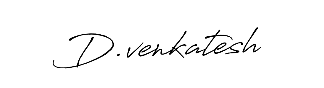 Make a beautiful signature design for name D.venkatesh. With this signature (Antro_Vectra_Bolder) style, you can create a handwritten signature for free. D.venkatesh signature style 7 images and pictures png