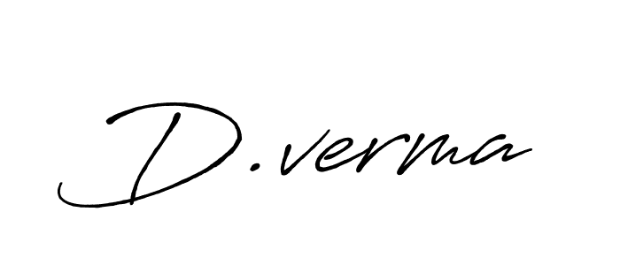 Make a beautiful signature design for name D.verma. Use this online signature maker to create a handwritten signature for free. D.verma signature style 7 images and pictures png