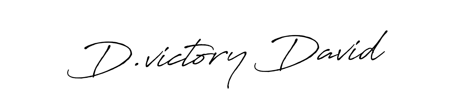 The best way (Antro_Vectra_Bolder) to make a short signature is to pick only two or three words in your name. The name D.victory David include a total of six letters. For converting this name. D.victory David signature style 7 images and pictures png