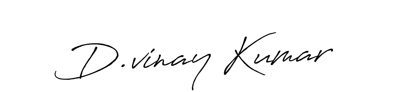 D.vinay Kumar stylish signature style. Best Handwritten Sign (Antro_Vectra_Bolder) for my name. Handwritten Signature Collection Ideas for my name D.vinay Kumar. D.vinay Kumar signature style 7 images and pictures png