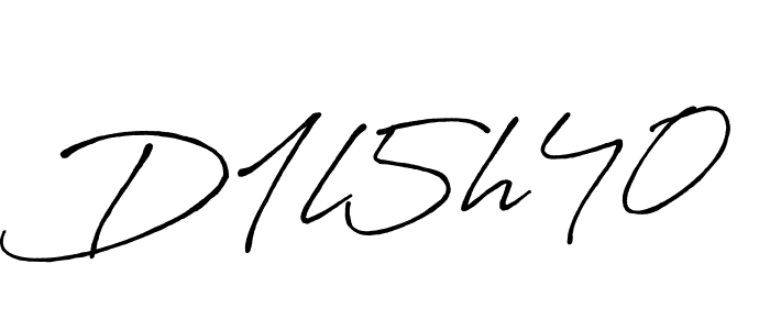 Design your own signature with our free online signature maker. With this signature software, you can create a handwritten (Antro_Vectra_Bolder) signature for name D1l5h40. D1l5h40 signature style 7 images and pictures png