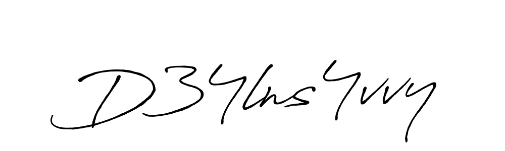 Design your own signature with our free online signature maker. With this signature software, you can create a handwritten (Antro_Vectra_Bolder) signature for name D34lns4vvy. D34lns4vvy signature style 7 images and pictures png