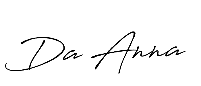 Also You can easily find your signature by using the search form. We will create Da Anna name handwritten signature images for you free of cost using Antro_Vectra_Bolder sign style. Da Anna signature style 7 images and pictures png