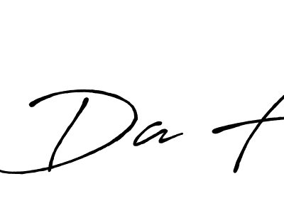 This is the best signature style for the Da F name. Also you like these signature font (Antro_Vectra_Bolder). Mix name signature. Da F signature style 7 images and pictures png