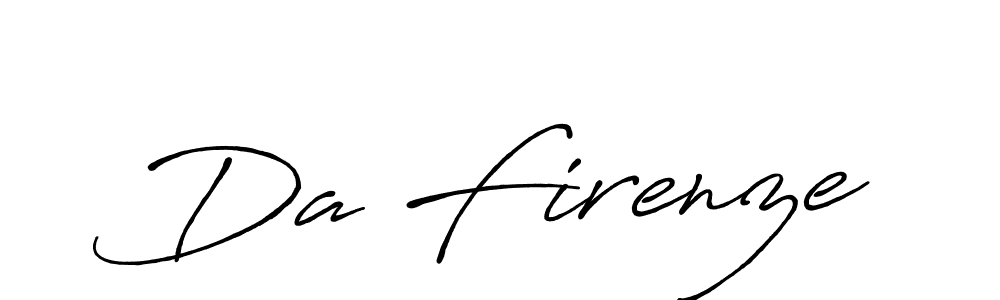 if you are searching for the best signature style for your name Da Firenze. so please give up your signature search. here we have designed multiple signature styles  using Antro_Vectra_Bolder. Da Firenze signature style 7 images and pictures png