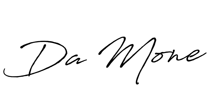 Once you've used our free online signature maker to create your best signature Antro_Vectra_Bolder style, it's time to enjoy all of the benefits that Da Mone name signing documents. Da Mone signature style 7 images and pictures png