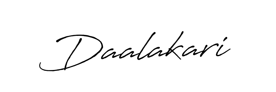 Make a beautiful signature design for name Daalakari. Use this online signature maker to create a handwritten signature for free. Daalakari signature style 7 images and pictures png