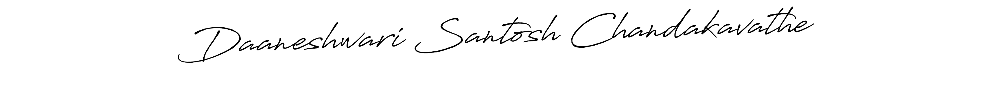 How to Draw Daaneshwari Santosh Chandakavathe signature style? Antro_Vectra_Bolder is a latest design signature styles for name Daaneshwari Santosh Chandakavathe. Daaneshwari Santosh Chandakavathe signature style 7 images and pictures png