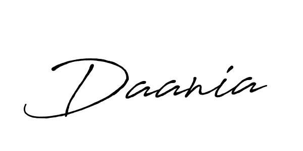 It looks lik you need a new signature style for name Daania. Design unique handwritten (Antro_Vectra_Bolder) signature with our free signature maker in just a few clicks. Daania signature style 7 images and pictures png