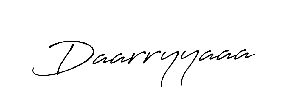 How to make Daarryyaaa signature? Antro_Vectra_Bolder is a professional autograph style. Create handwritten signature for Daarryyaaa name. Daarryyaaa signature style 7 images and pictures png