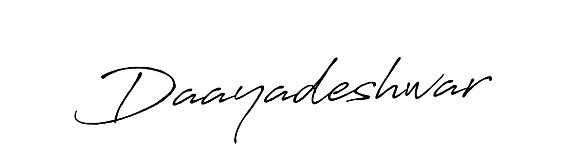 How to make Daayadeshwar signature? Antro_Vectra_Bolder is a professional autograph style. Create handwritten signature for Daayadeshwar name. Daayadeshwar signature style 7 images and pictures png