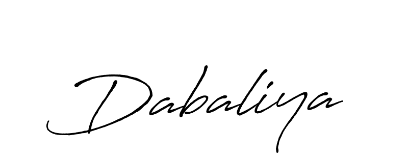 It looks lik you need a new signature style for name Dabaliya. Design unique handwritten (Antro_Vectra_Bolder) signature with our free signature maker in just a few clicks. Dabaliya signature style 7 images and pictures png