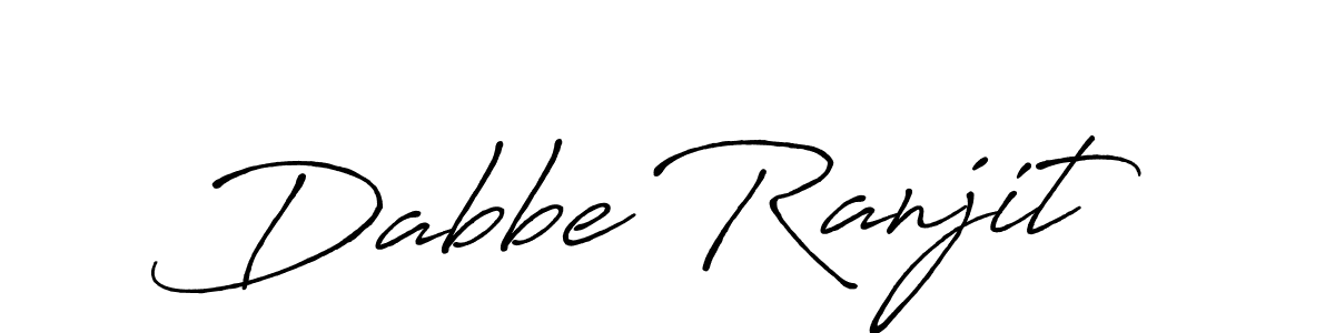 Also You can easily find your signature by using the search form. We will create Dabbe Ranjit name handwritten signature images for you free of cost using Antro_Vectra_Bolder sign style. Dabbe Ranjit signature style 7 images and pictures png