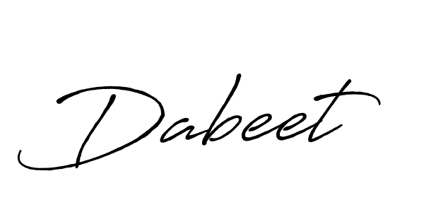 Also we have Dabeet name is the best signature style. Create professional handwritten signature collection using Antro_Vectra_Bolder autograph style. Dabeet signature style 7 images and pictures png