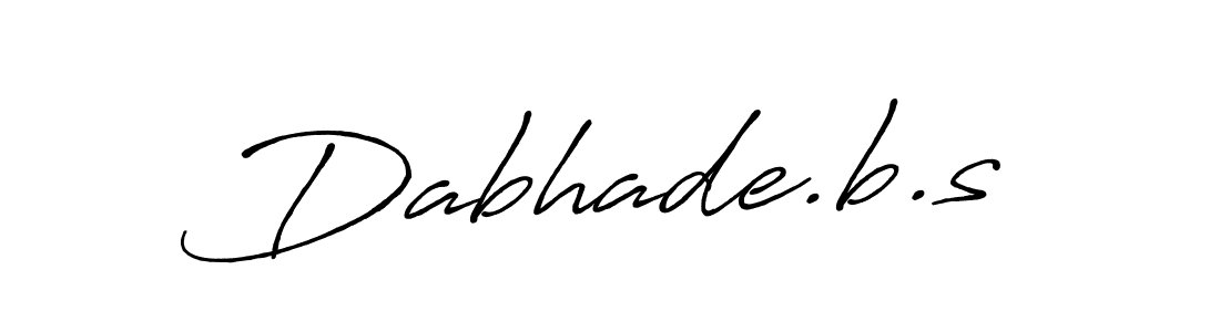 Once you've used our free online signature maker to create your best signature Antro_Vectra_Bolder style, it's time to enjoy all of the benefits that Dabhade.b.s name signing documents. Dabhade.b.s signature style 7 images and pictures png