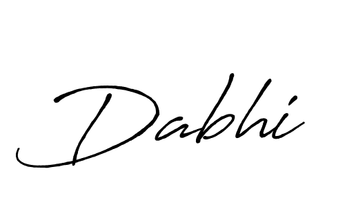 if you are searching for the best signature style for your name Dabhi. so please give up your signature search. here we have designed multiple signature styles  using Antro_Vectra_Bolder. Dabhi signature style 7 images and pictures png