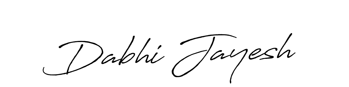 Also we have Dabhi Jayesh name is the best signature style. Create professional handwritten signature collection using Antro_Vectra_Bolder autograph style. Dabhi Jayesh signature style 7 images and pictures png