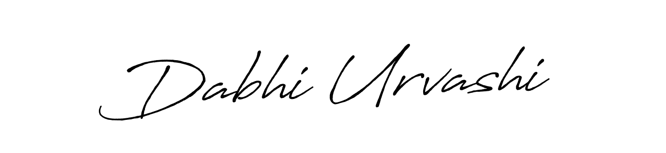 Make a beautiful signature design for name Dabhi Urvashi. Use this online signature maker to create a handwritten signature for free. Dabhi Urvashi signature style 7 images and pictures png