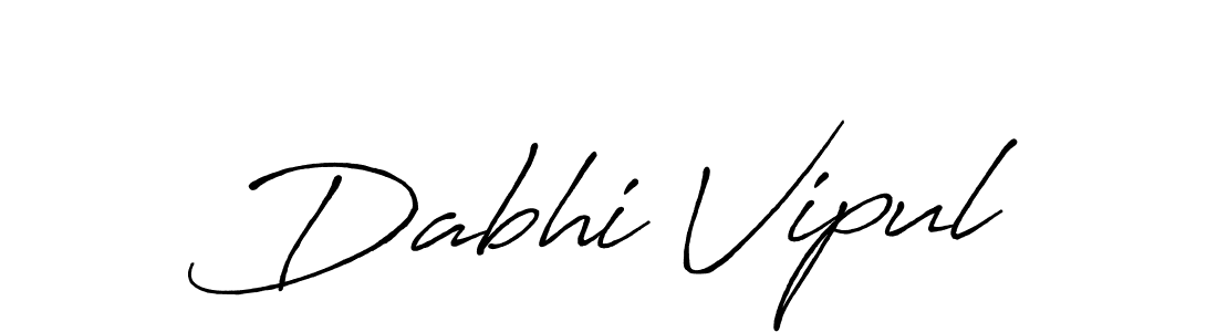 It looks lik you need a new signature style for name Dabhi Vipul. Design unique handwritten (Antro_Vectra_Bolder) signature with our free signature maker in just a few clicks. Dabhi Vipul signature style 7 images and pictures png