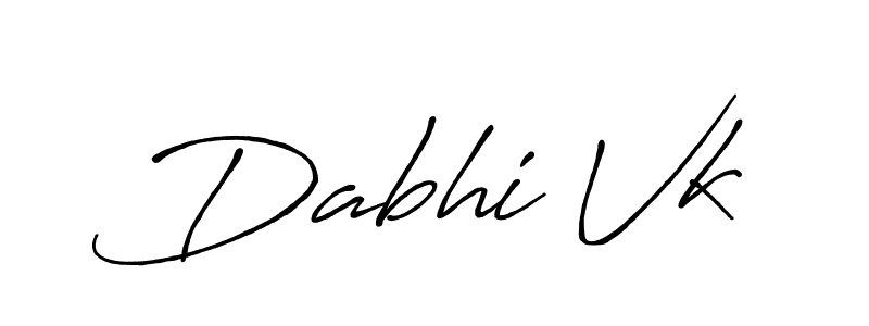 It looks lik you need a new signature style for name Dabhi Vk. Design unique handwritten (Antro_Vectra_Bolder) signature with our free signature maker in just a few clicks. Dabhi Vk signature style 7 images and pictures png