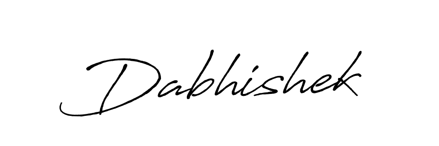 Use a signature maker to create a handwritten signature online. With this signature software, you can design (Antro_Vectra_Bolder) your own signature for name Dabhishek. Dabhishek signature style 7 images and pictures png