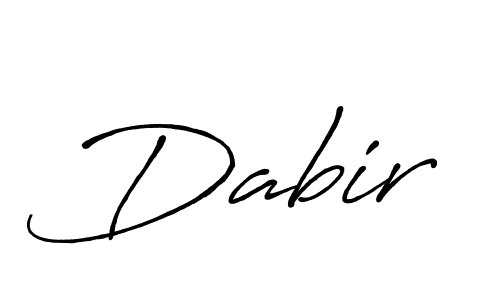 How to make Dabir signature? Antro_Vectra_Bolder is a professional autograph style. Create handwritten signature for Dabir name. Dabir signature style 7 images and pictures png